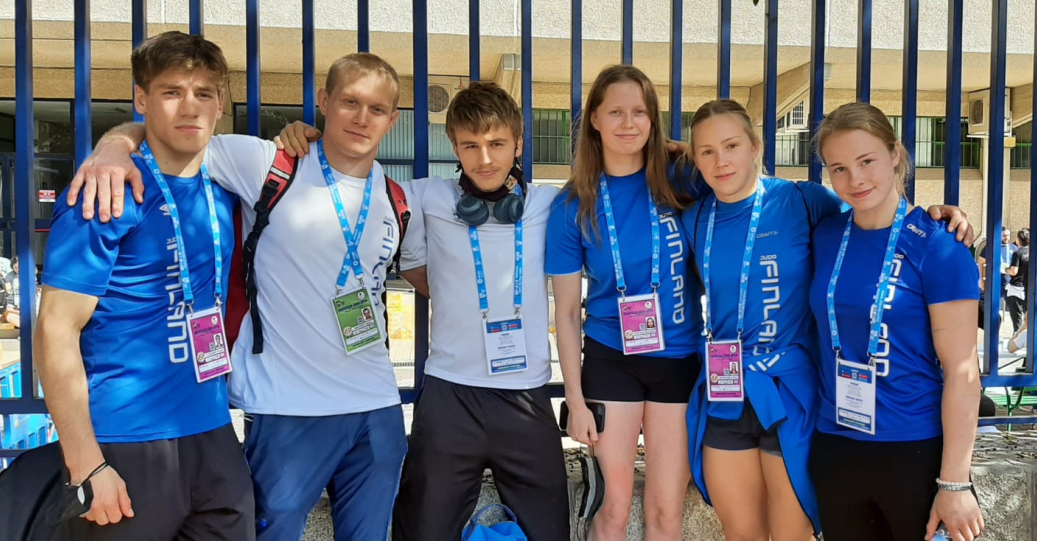 Suomen judokat Malagassa